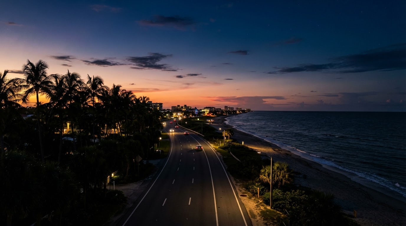 On the A1A