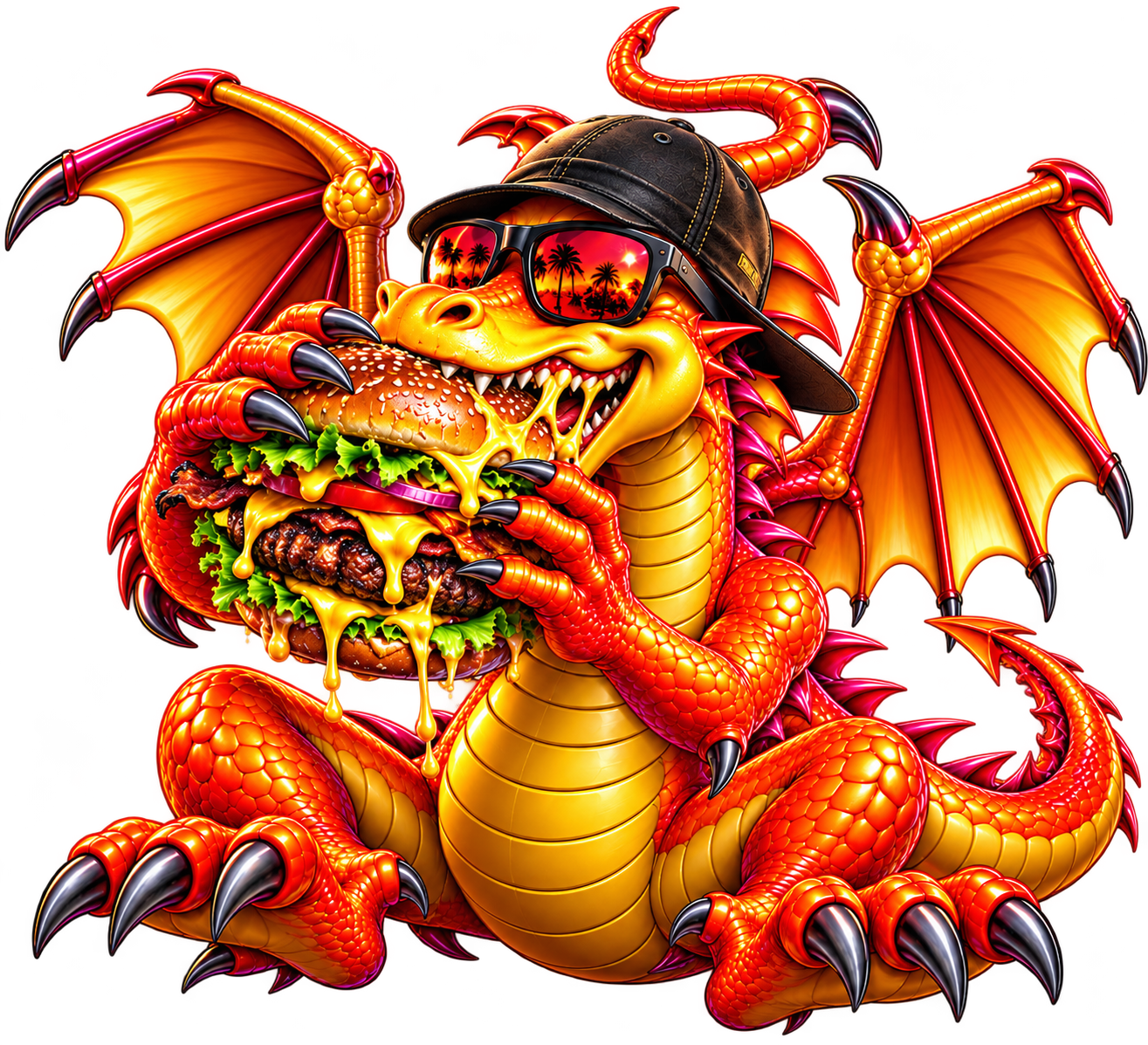 The Burger Dragon — the Lou's Blues Dragon