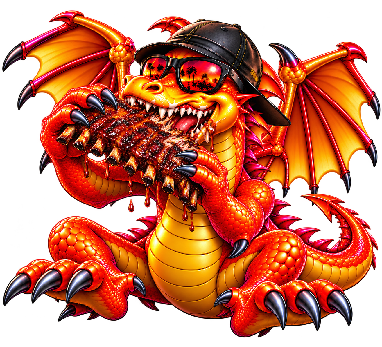The Ribs Fiend — the Lou's Blues Dragon
