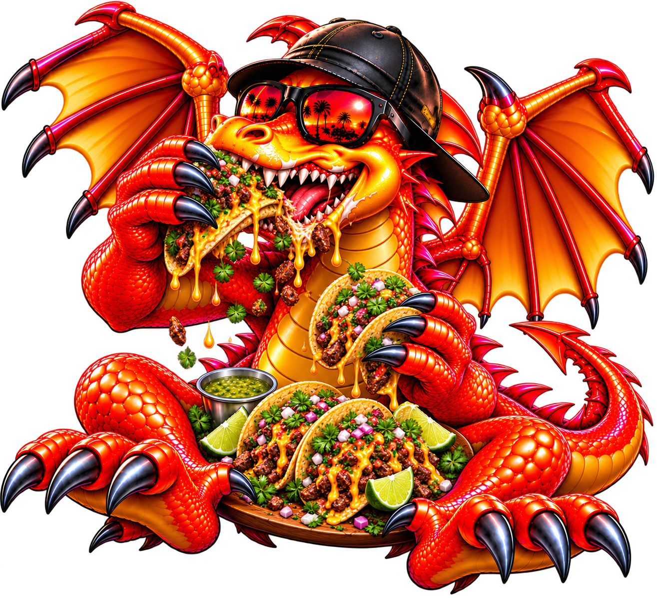 The Taco Titan — the Lou's Blues Dragon
