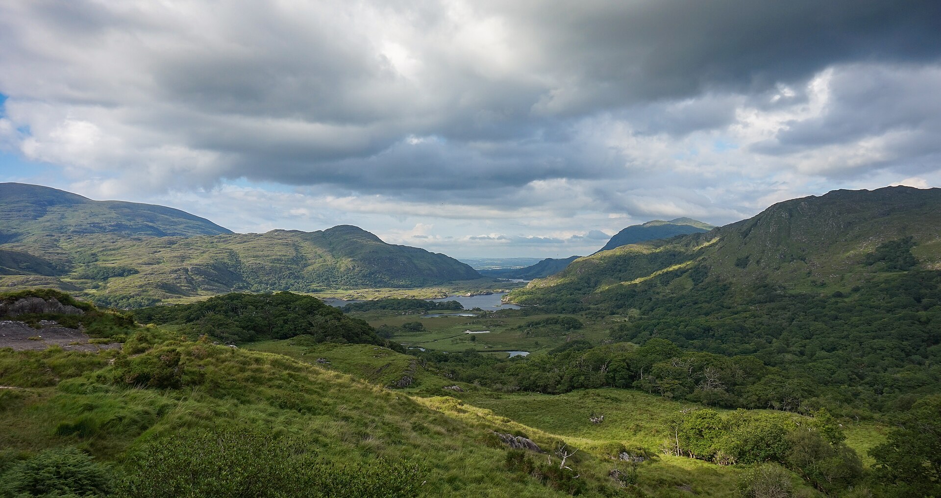 Ladies View on the Ring of Kerry overlooking Killarney's lakes and mountains