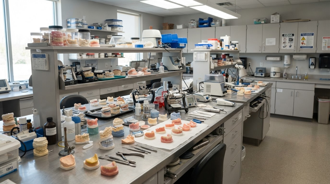 Our in-house denture lab