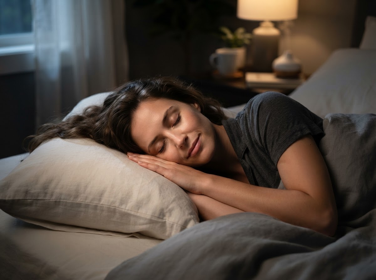 Peaceful restful sleep with airway appliance