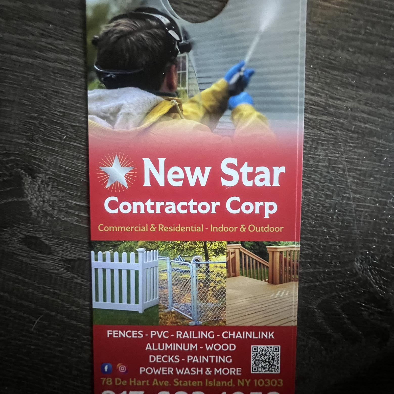 Official brochure for New Star Contractor Corp