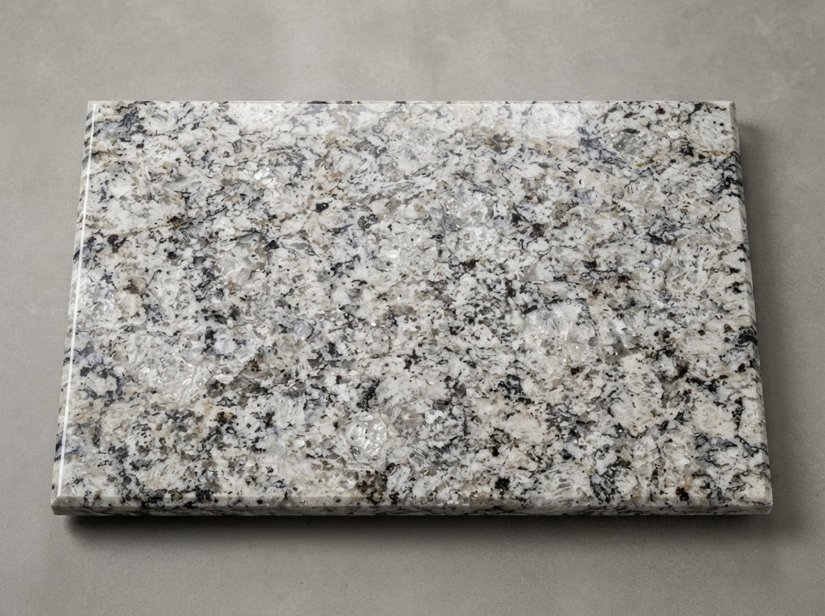Gran Perla granite countertop slab