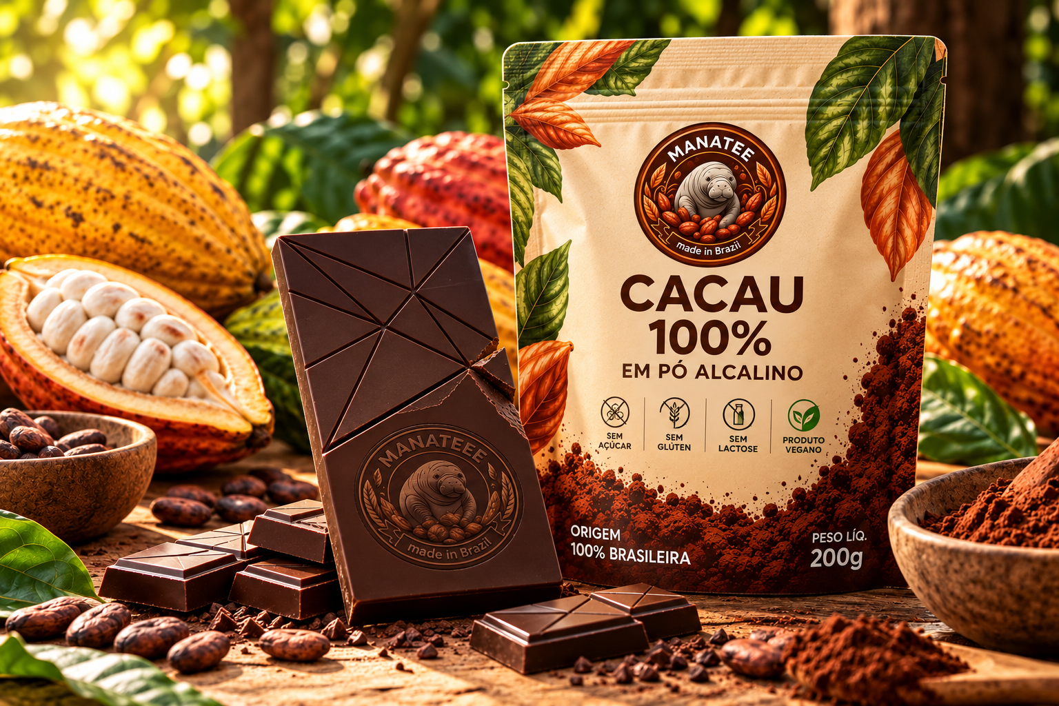 Toda a riqueza do Cacau brasileiro em produtos autênticos, versáteis e de qualidade.