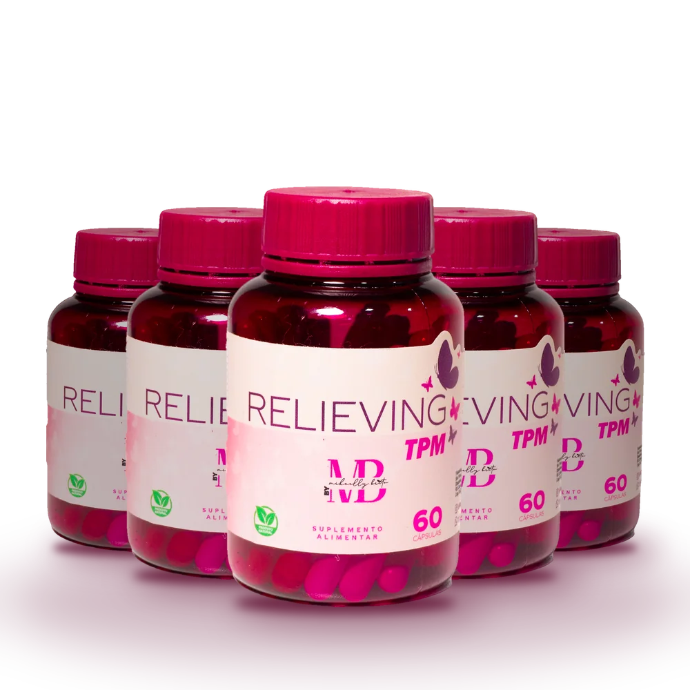 Kit com 5 frascos de Relieving TPM