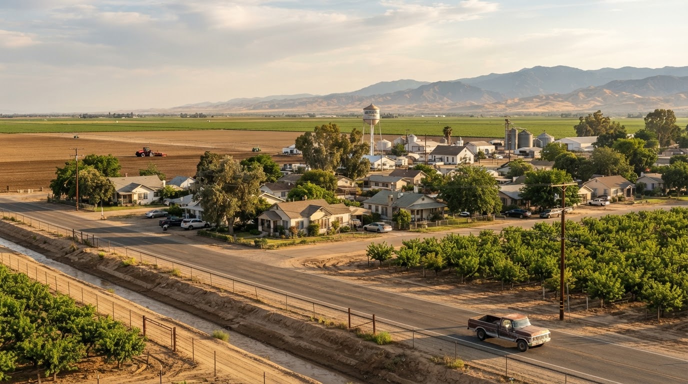 McFarland, California neighborhood served by Bakersfield HVAC Pros for 24/7 heating and air conditioning