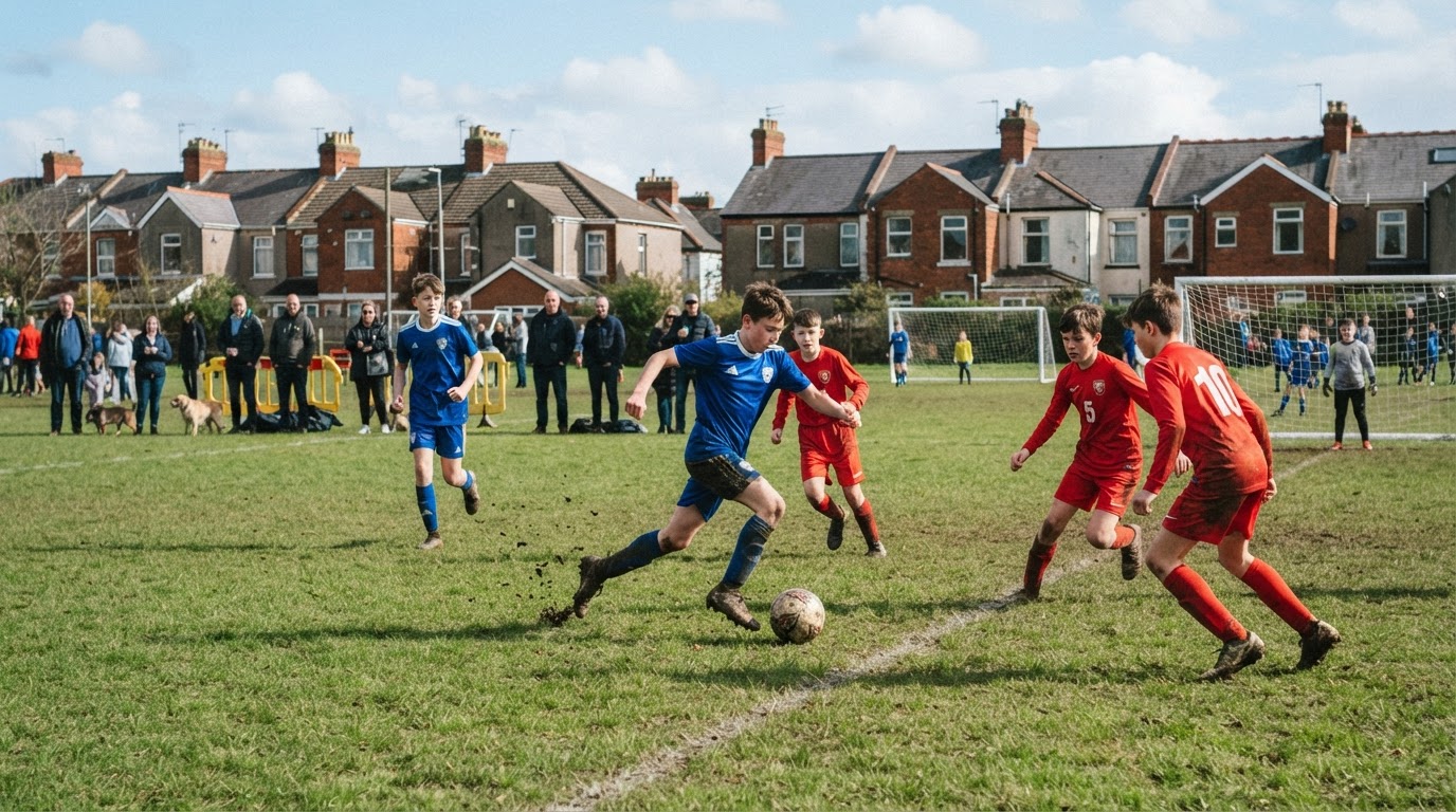 Grassroots football at the recreation ground