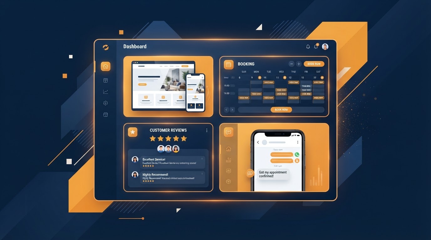 Summit Presence website and automation dashboard preview