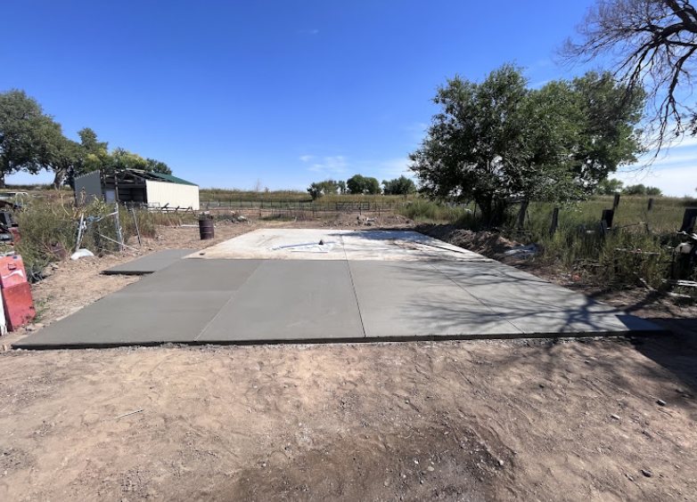 Shop & Outbuilding Concrete Pad - Standard Concrete completed in Northern Colorado by MCE Construction LLC