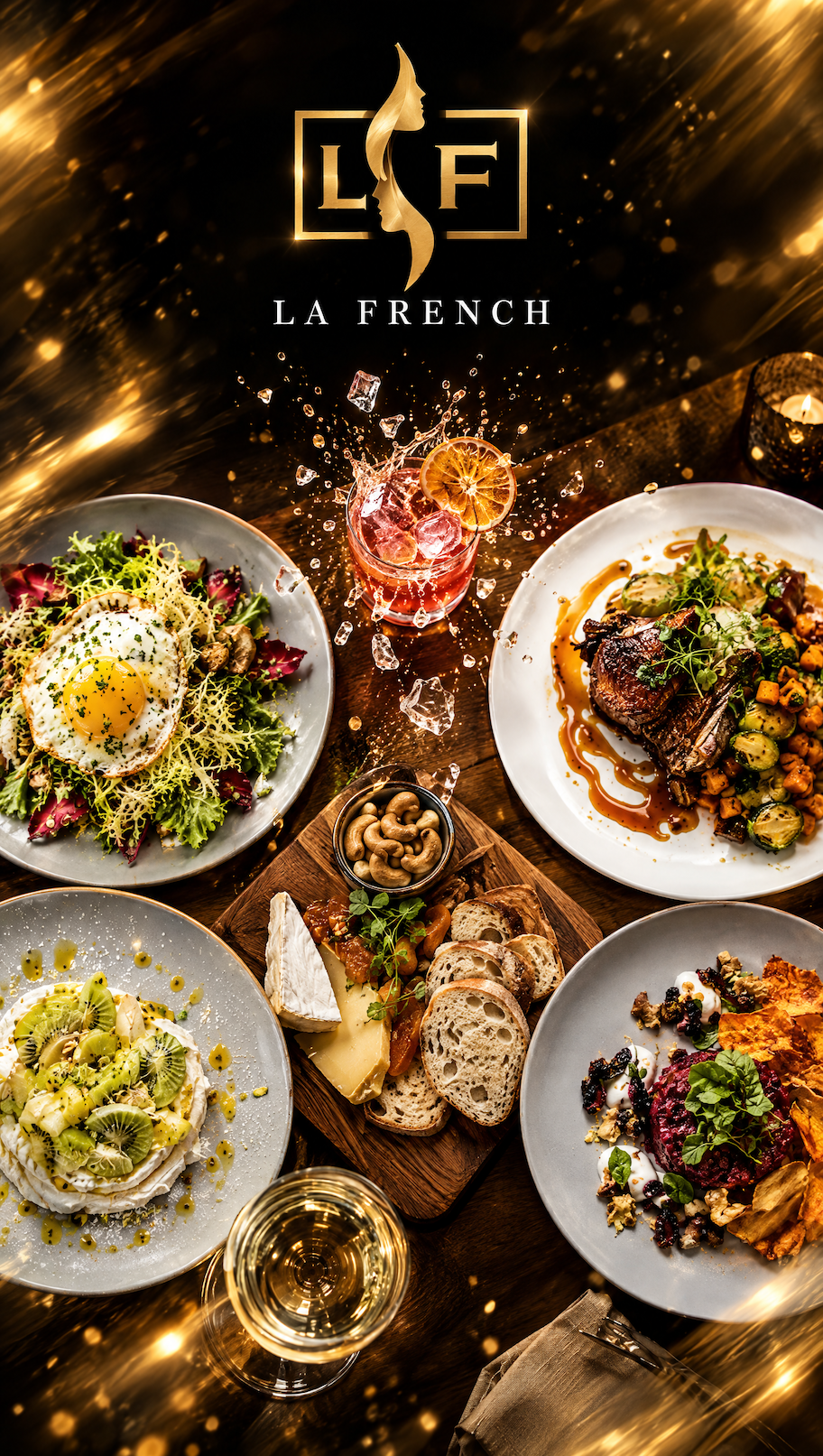 La French Restaurant motion design cover
