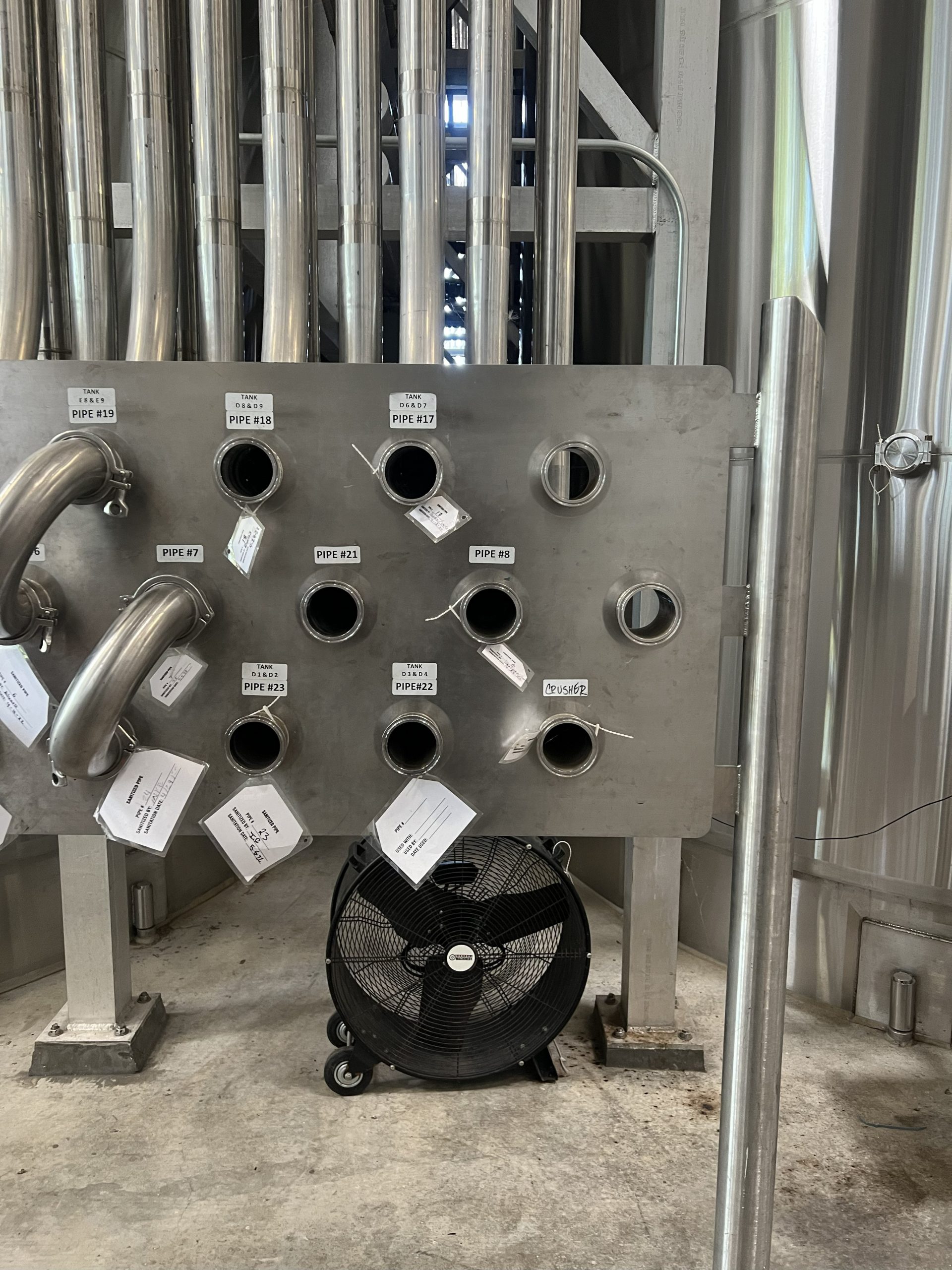 Stainless Tank Connection