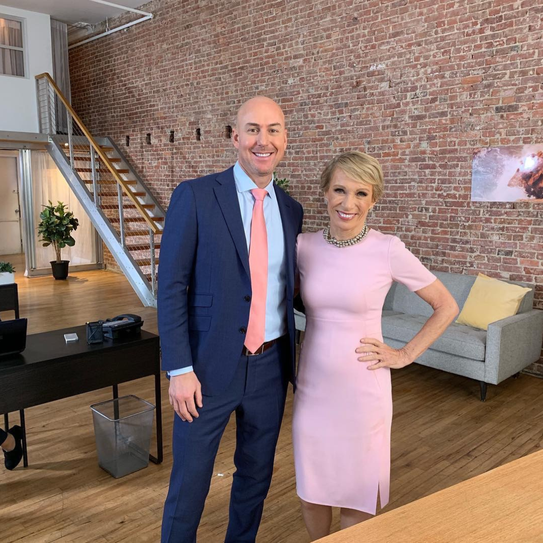 Brendan Bartic with Barbara Corcoran