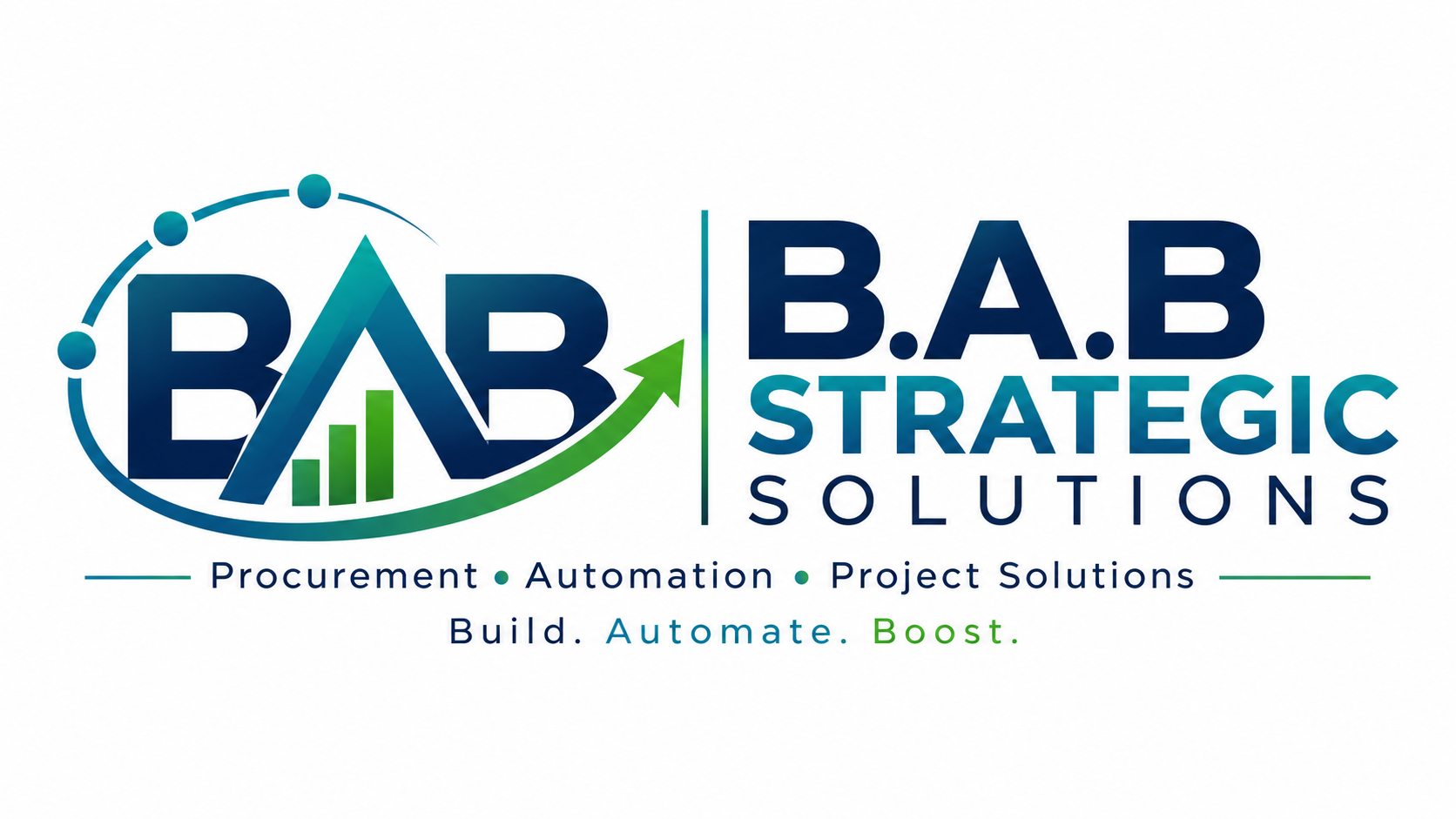 B.A.B. Strategic Solutions — Be A Blessing — Procurement • Automation • Project Solutions — Build. Automate. Boost.