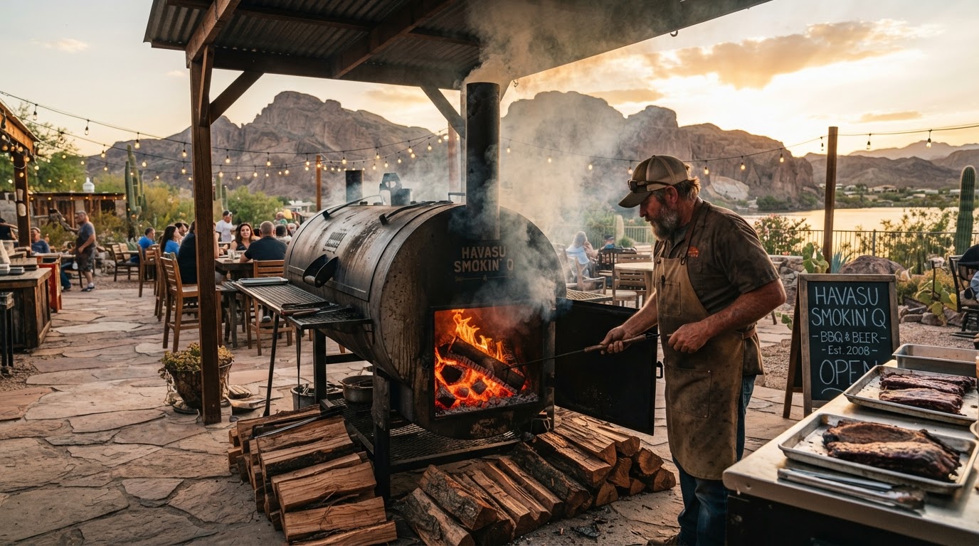 Smokehouse BBQ pit