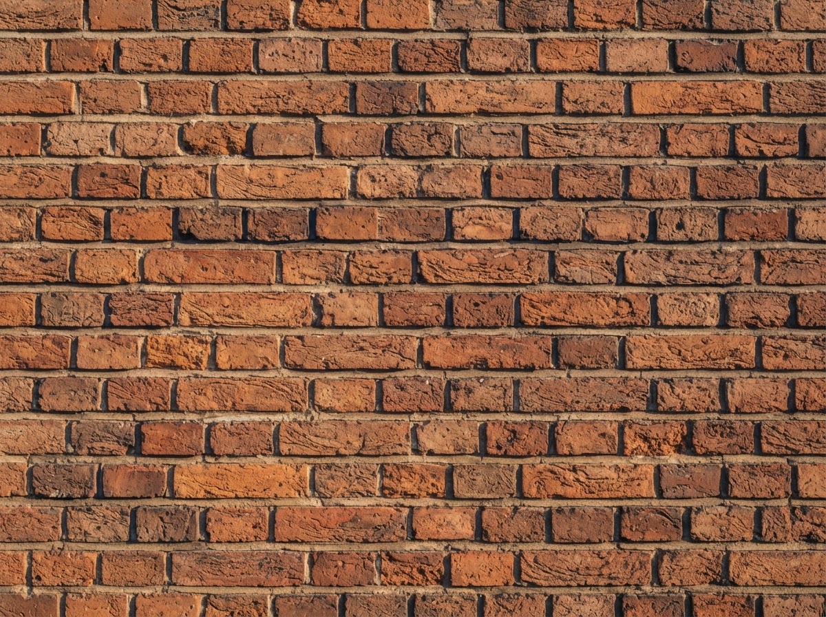 Intact masonry wall with even mortar joints illustrating existing condition review