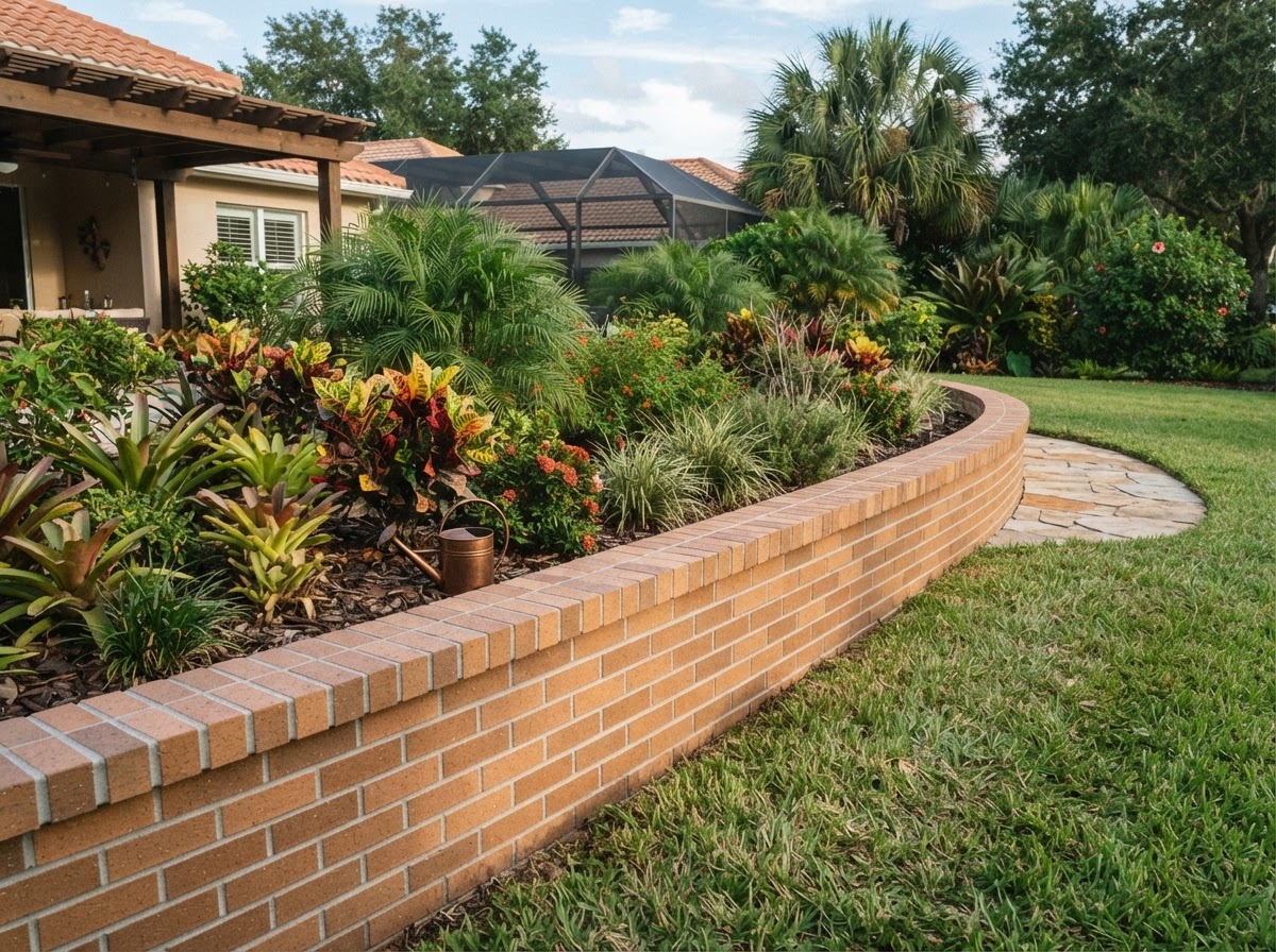 Garden boundary feature