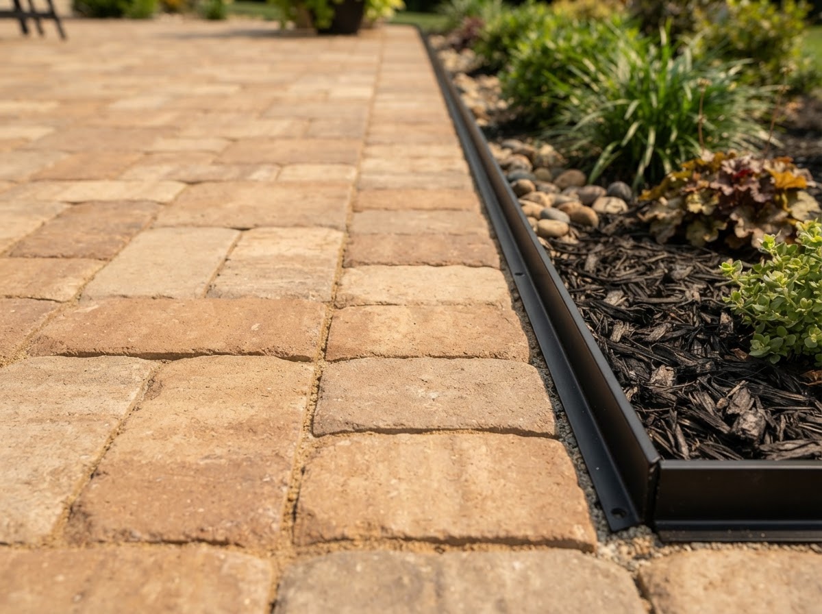 Patio border detail