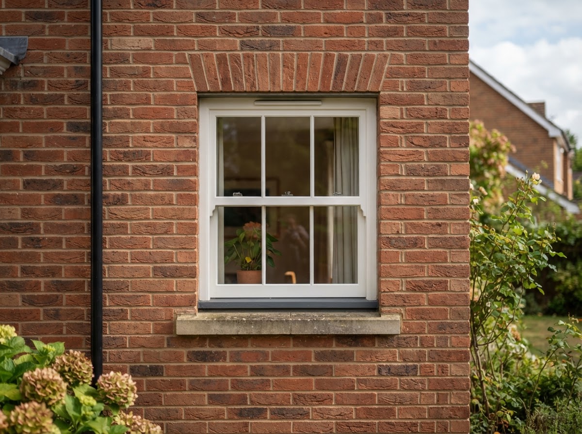 Window brick detail