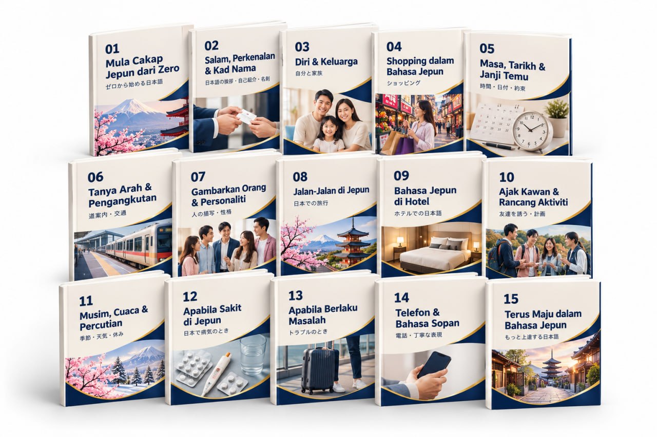 15 Ebook Bahasa Jepun CakapJepun
