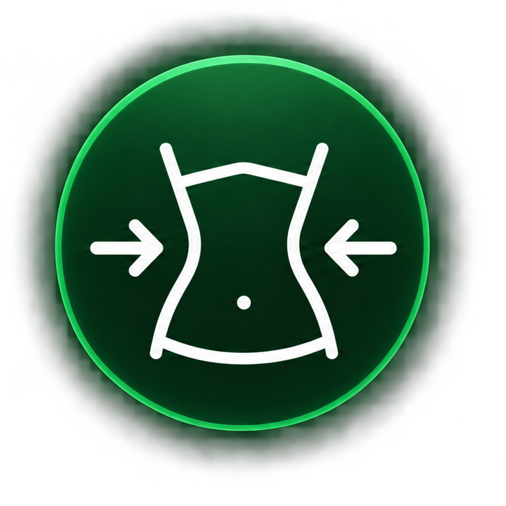 Reduce body fat goal icon