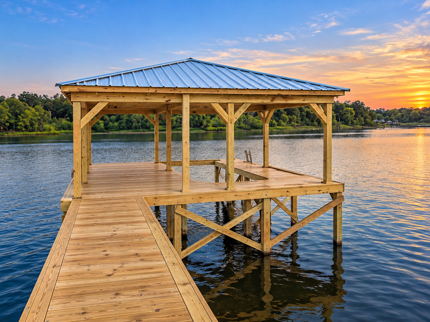 Residential roofing and boathouse construction by TW Construction