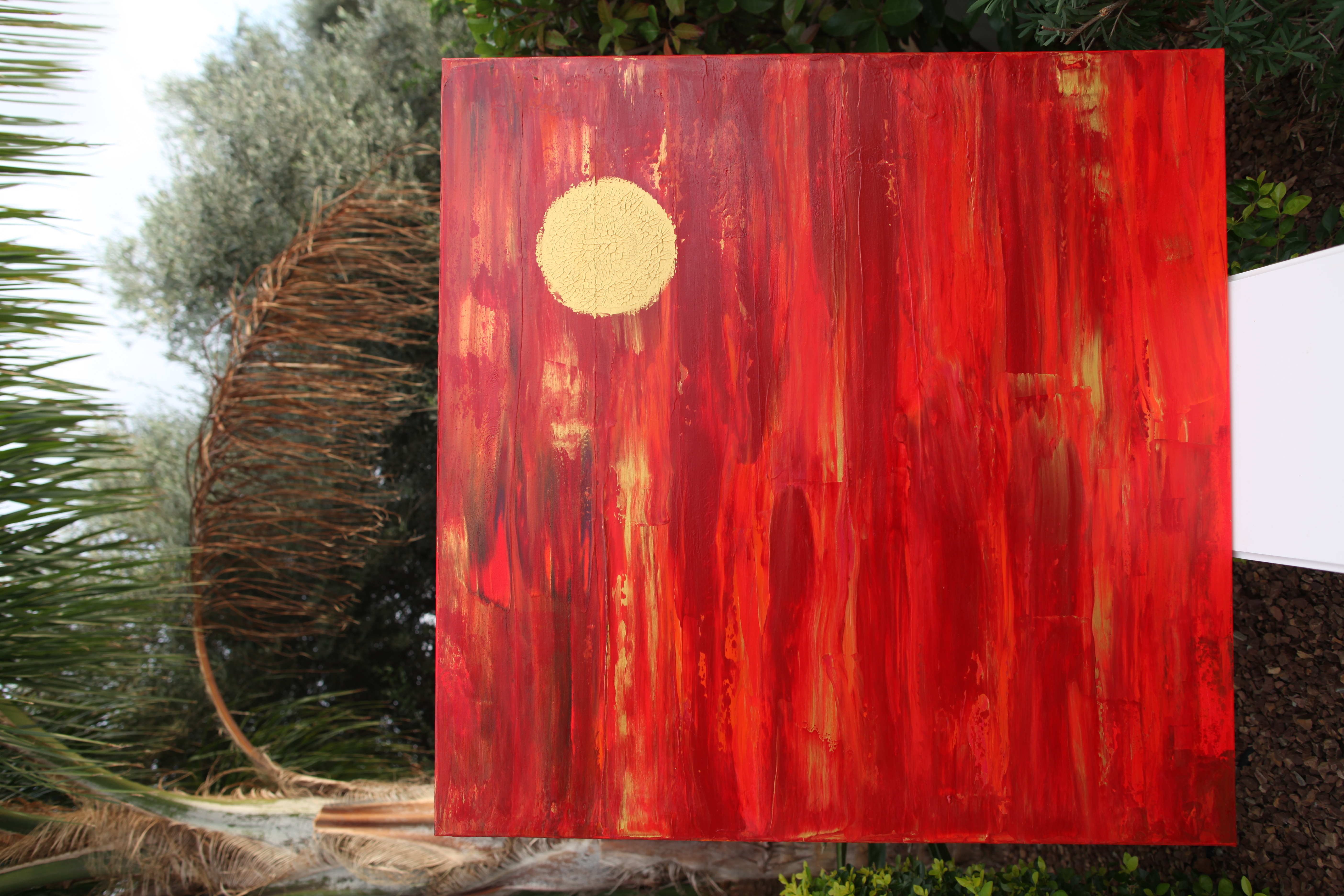 Aruna Mór — Feuerkraft (full view on canvas)
