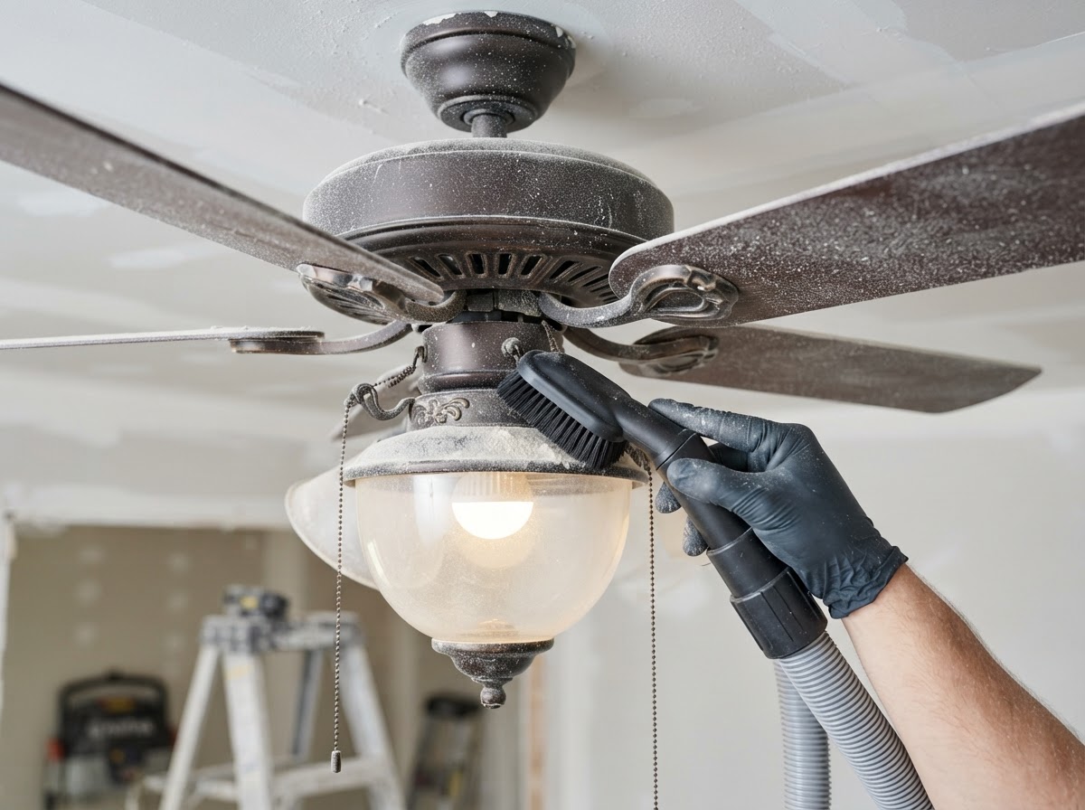 Post-renovation dust removal by Cleaning Luna post-construction cleaning in Elizabeth NJ