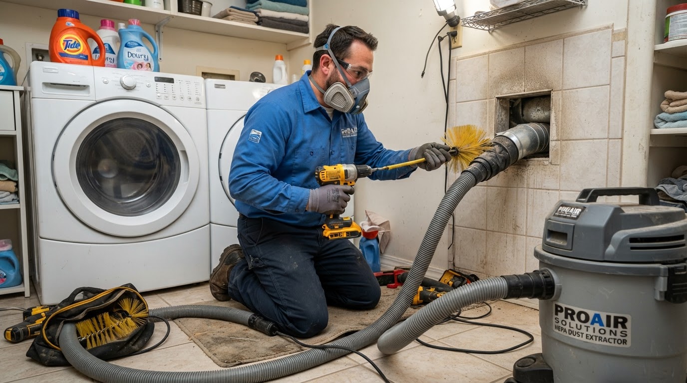 What a Professional Dryer Vent Cleaning Service Actually Includes