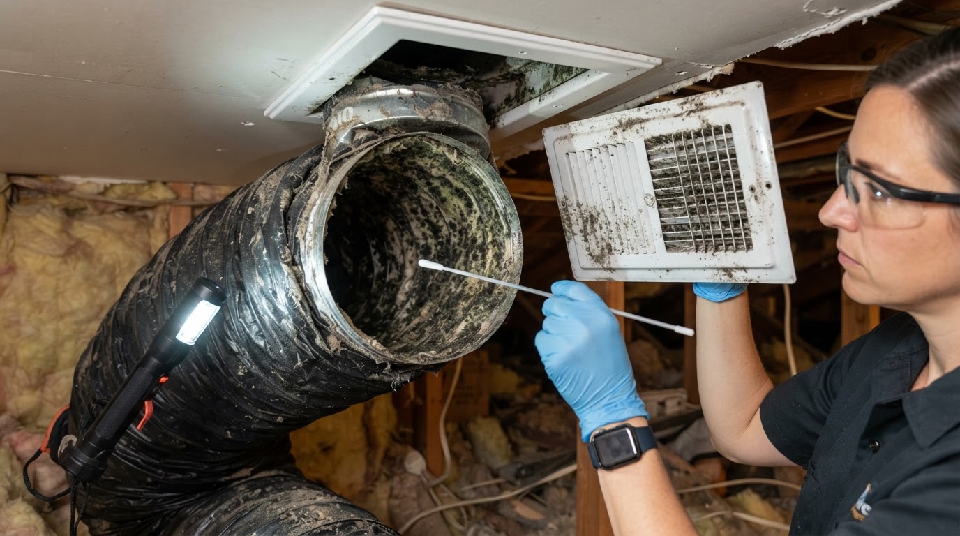 Mold in Air Ducts: Causes, Conditions, and Realistic Remediation