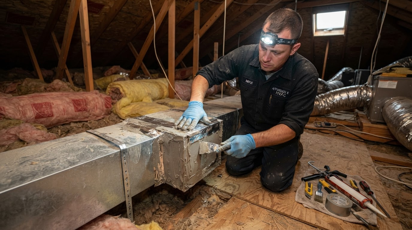 Duct Sealing: Finding the Hidden Energy Loss in Your HVAC