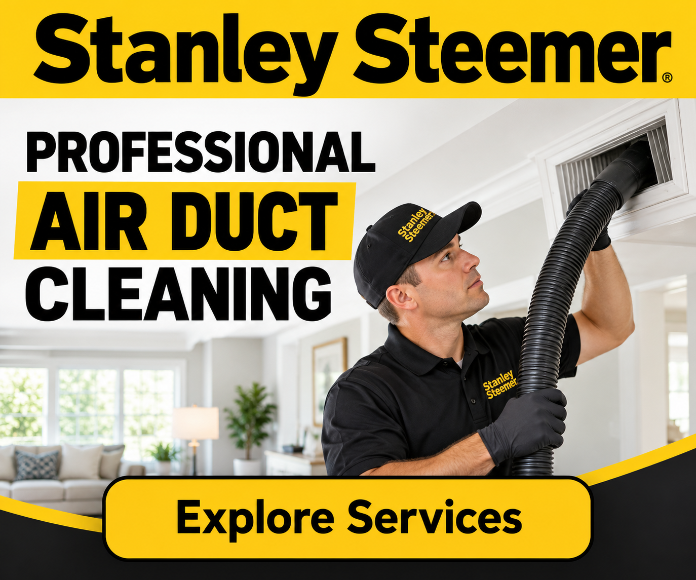 Stanley Steemer Professional Air Duct Cleaning — Explore Services