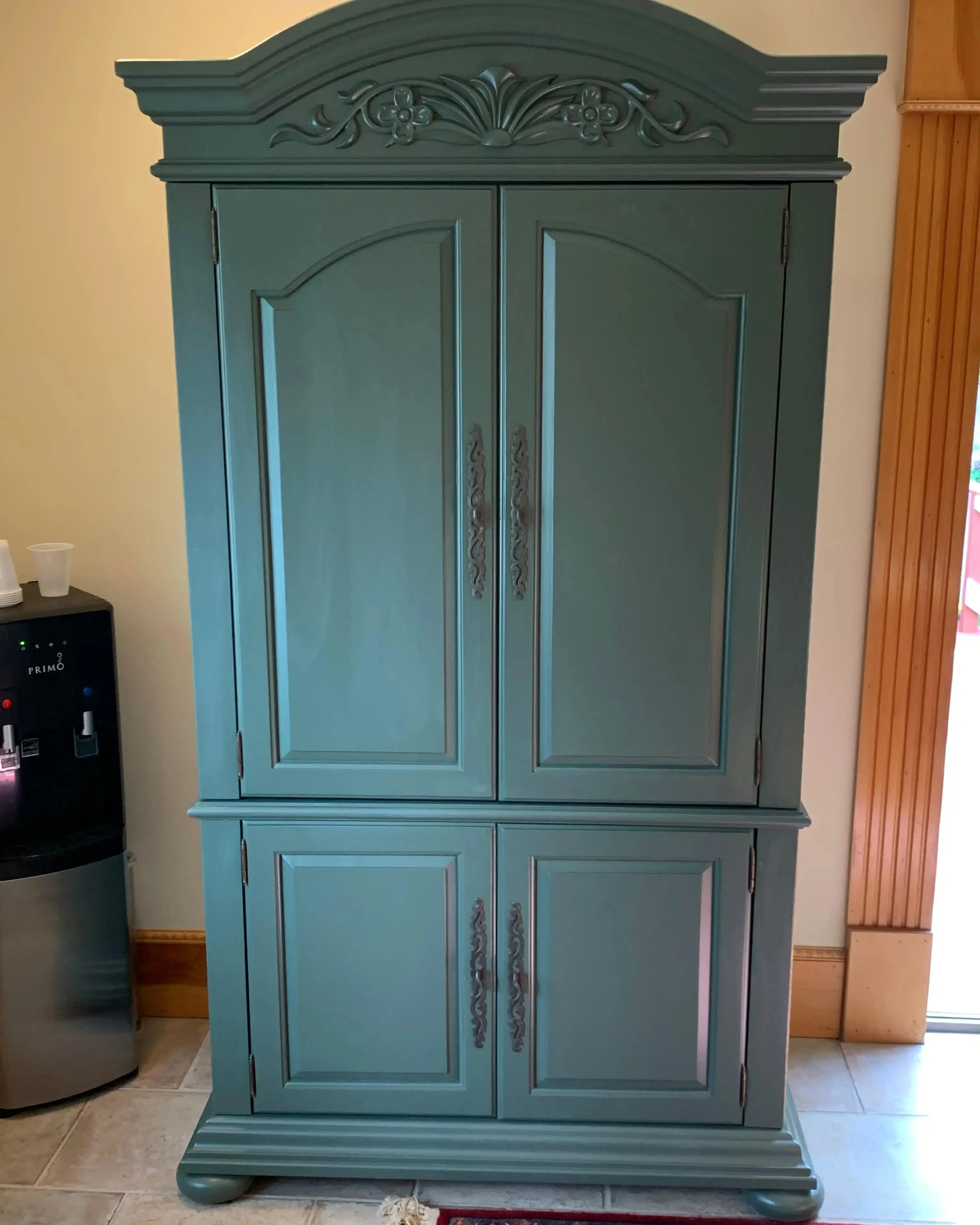After Armoire & wood furniture refinishing