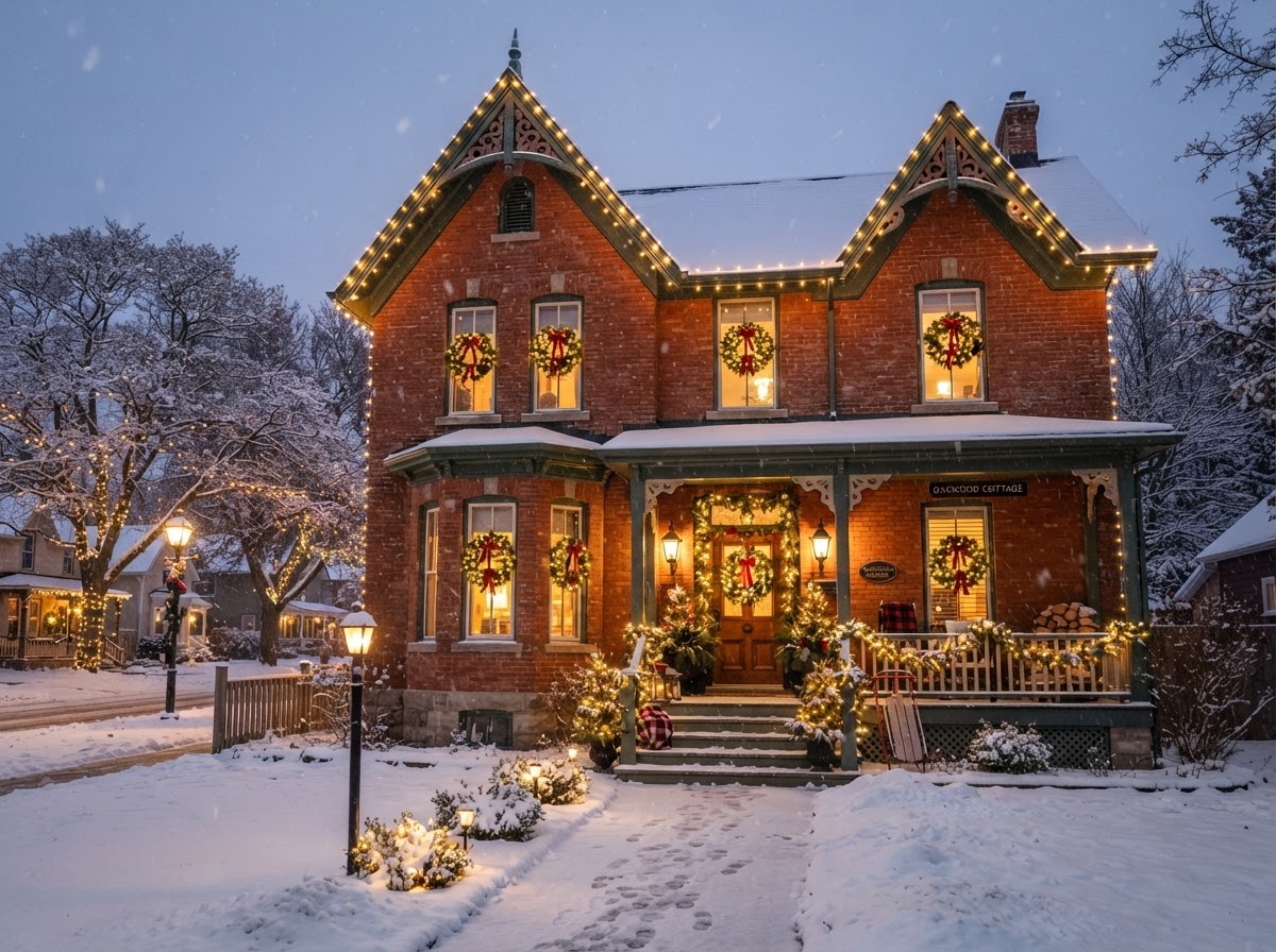 Heritage Victorian Glow — a classic christmas Christmas display in Bridgeburg