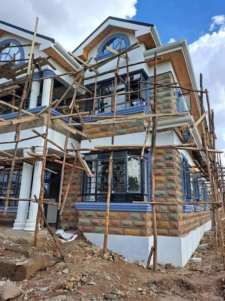 Architectural Double-Storey Villa with Classical Columns