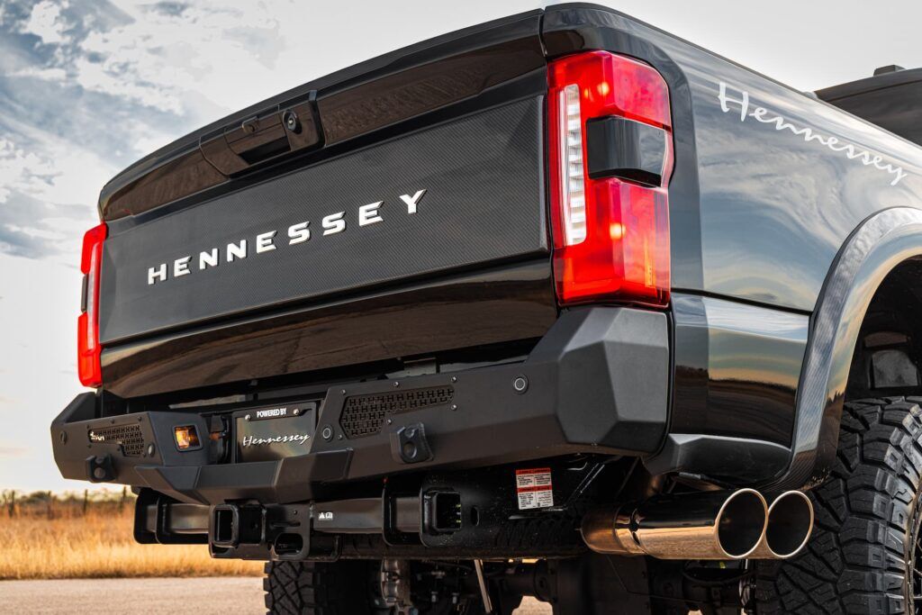 VelociRaptor-branded stainless-steel rear bumper