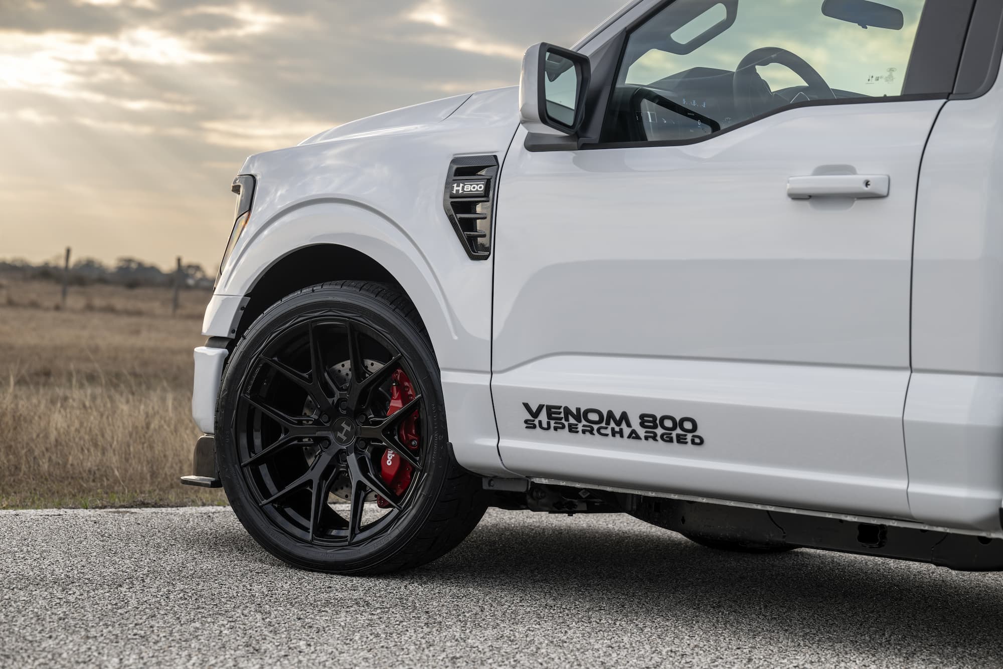Front grille with Venom Aero carbon fiber components