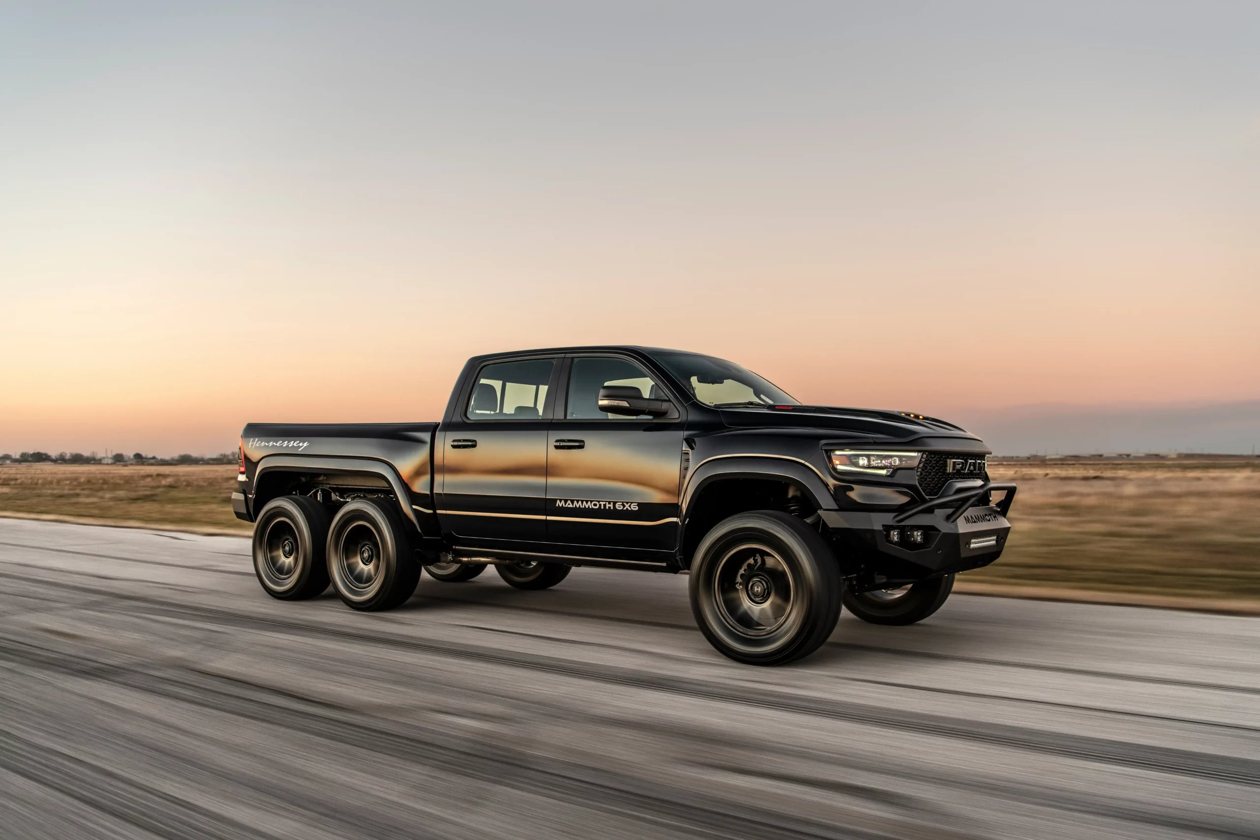 Hennessey MAMMOTH 1000 6X6 TRX shakedown (production run completed)