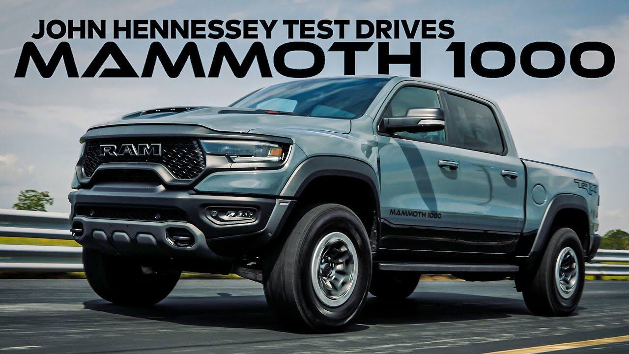 John Hennessey test drive at Pennzoil Proving Ground in Granite TRX