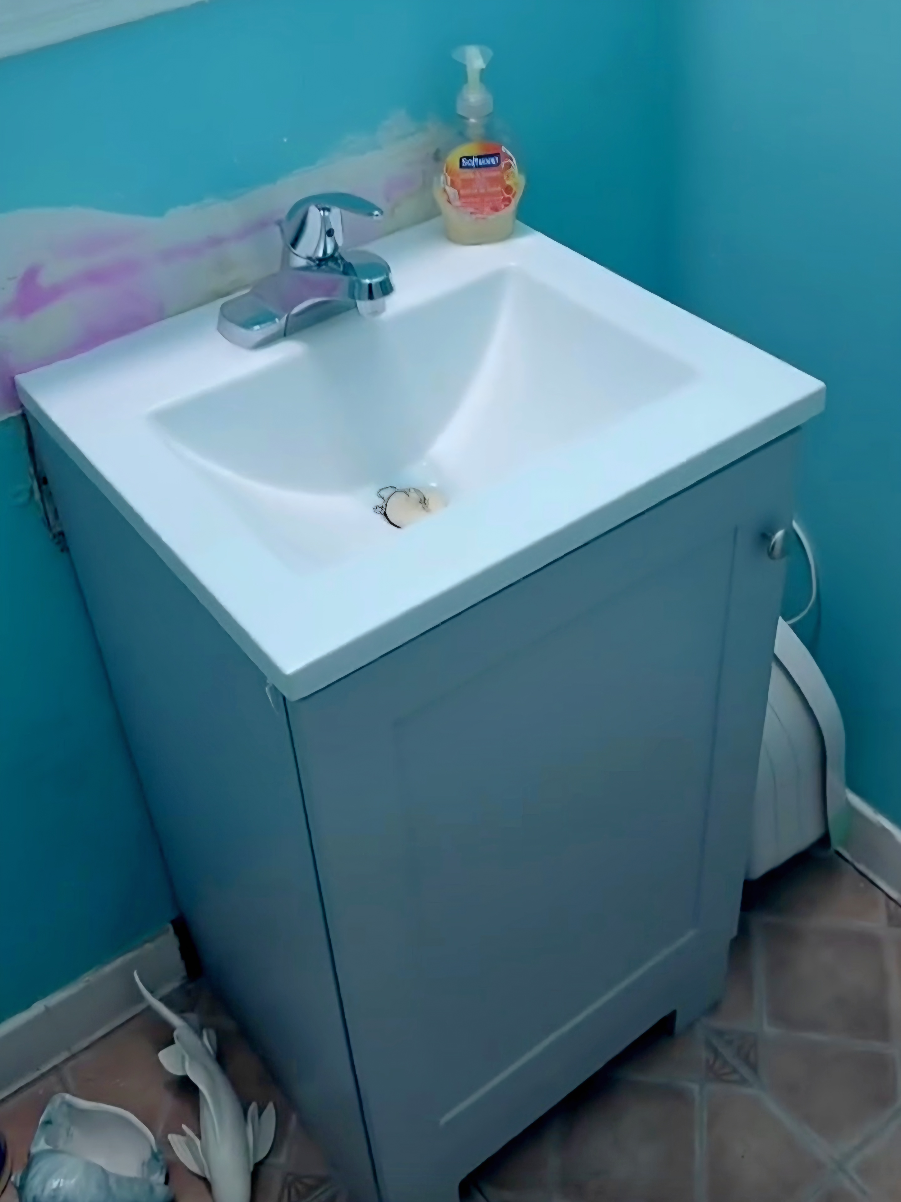 Bathroom Vanity & Sink Installation - After