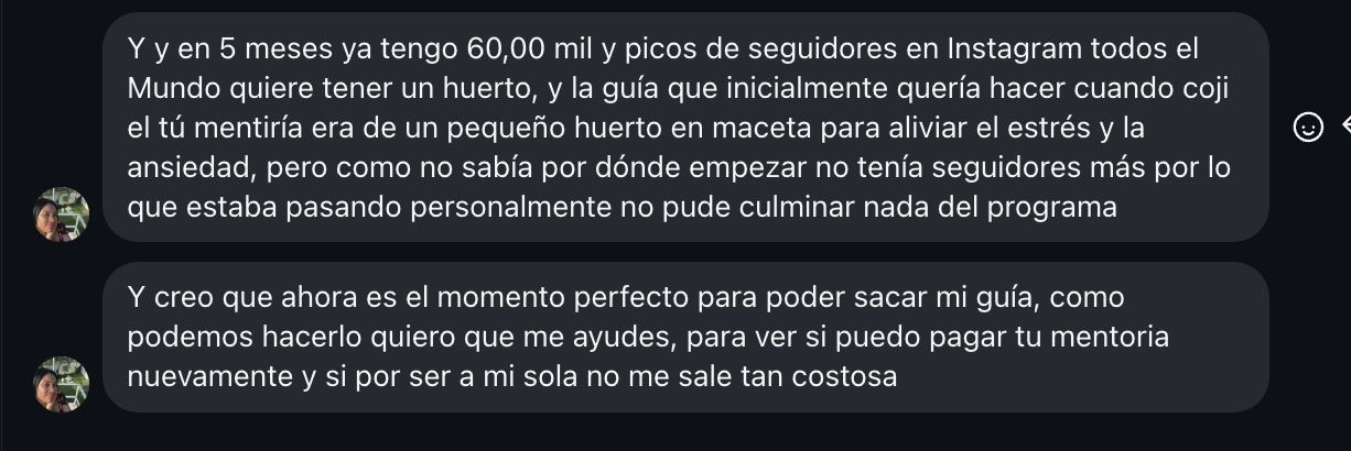 Giselle en Casa testimonio