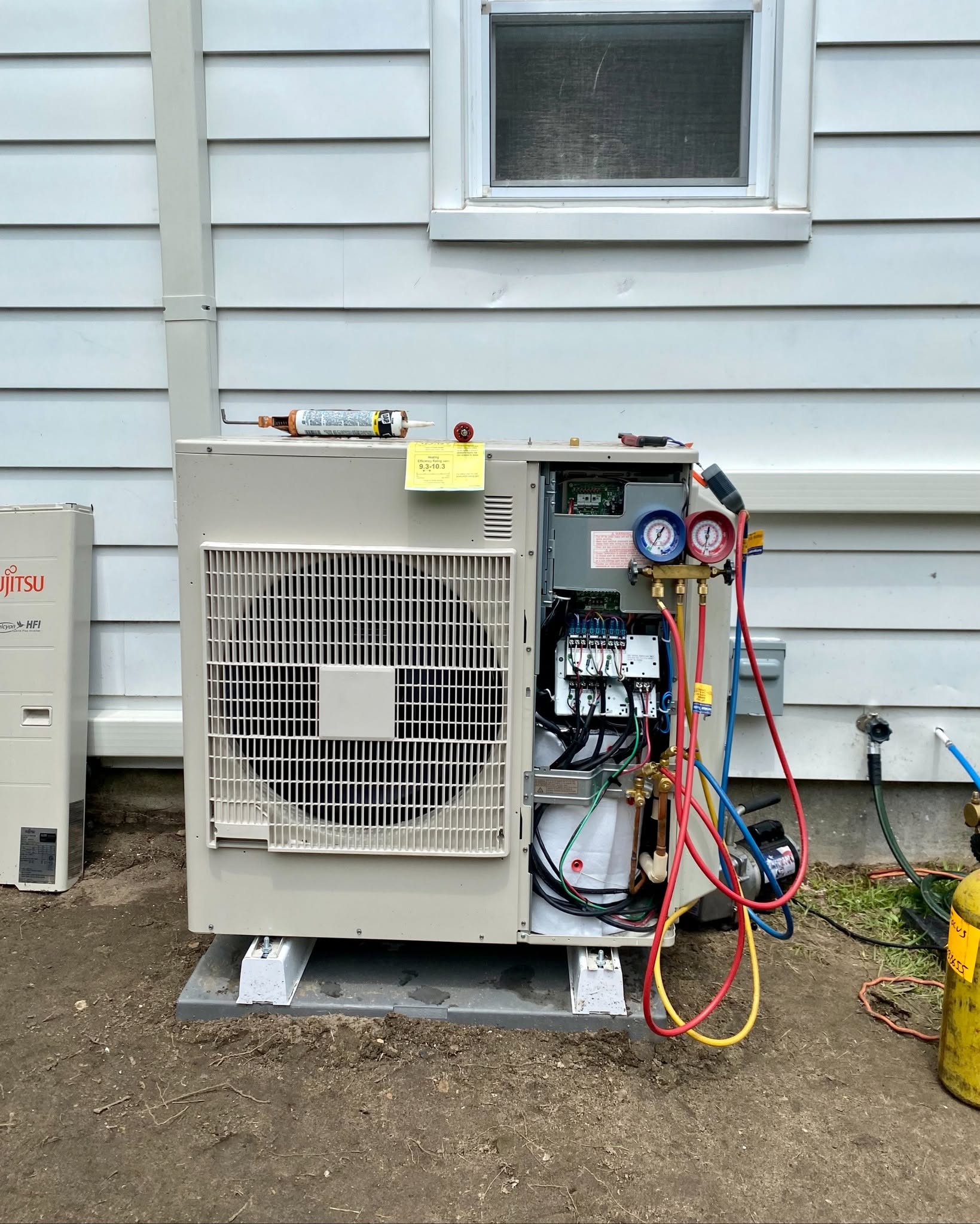Multi-Zone Heat Pump Condenser Setup & Evacuation