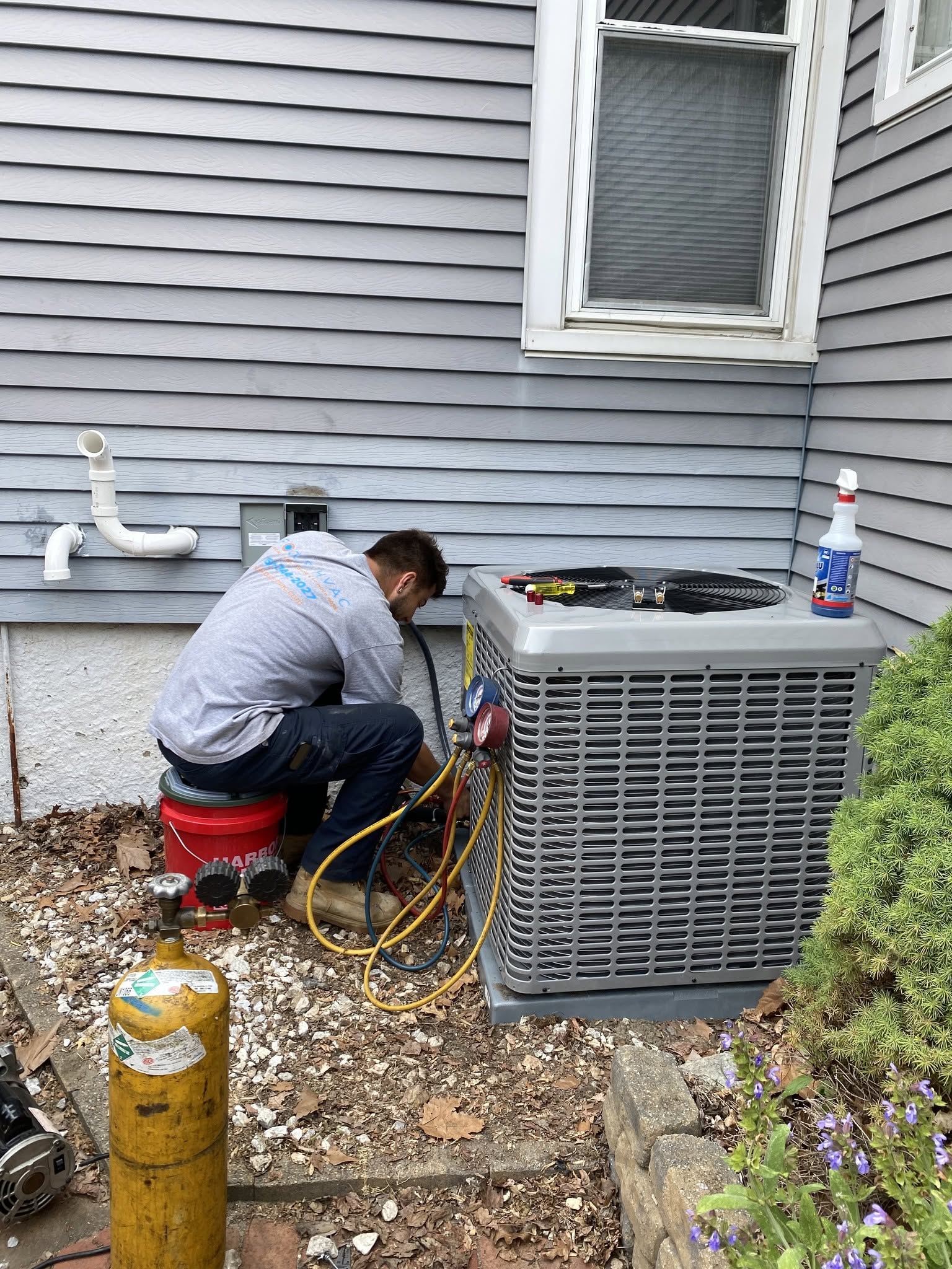 Condenser Nitrogen Pressure & Leak Decay Testing