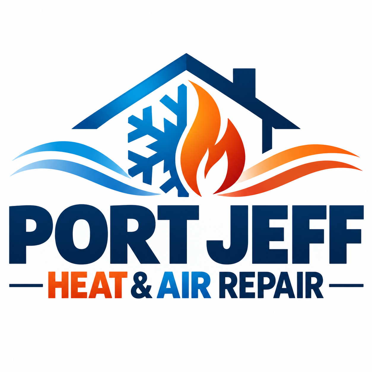 Port Jeff Heat & Air Logo