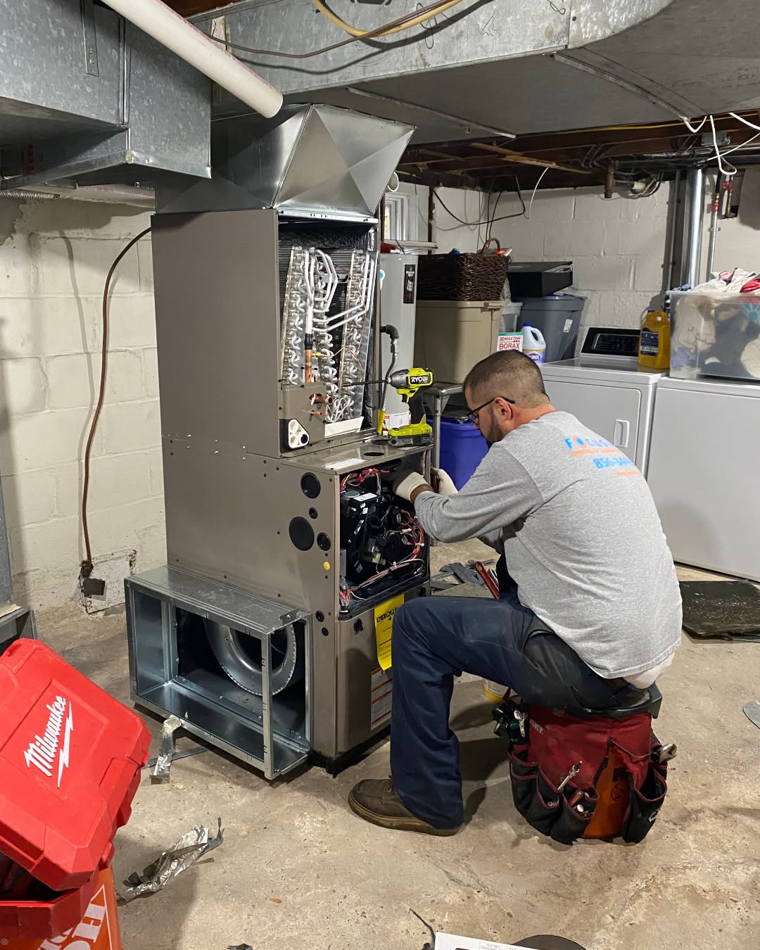 Furnace Wiring & Control Assembly