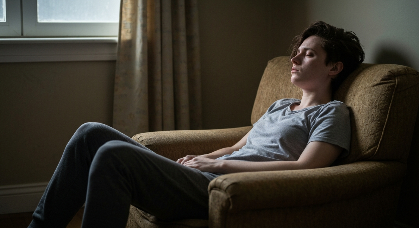 Patient struggling with diabetes fatigue