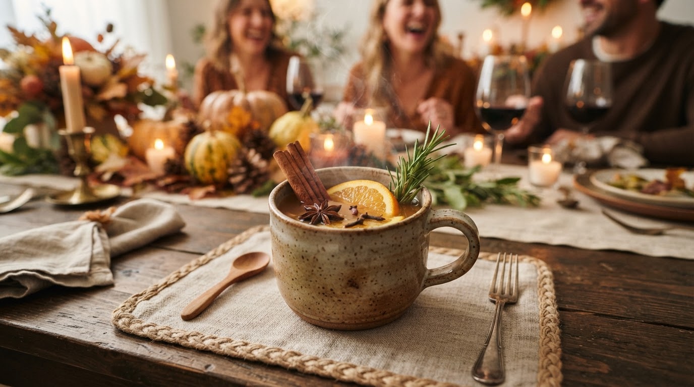 Spiced Mulled Apple Cider — complete Thanksgiving recipe with ingredients and steps