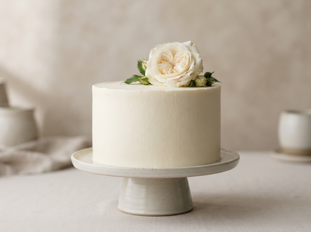 Ivory Minimal — Modern & Minimal cake by April's Cakes