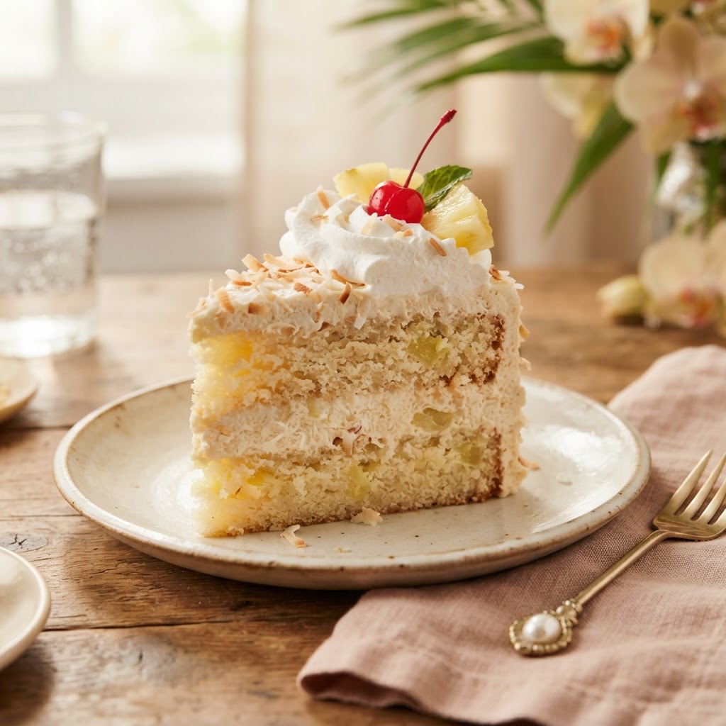 Piña Colada cake from April's Cakes